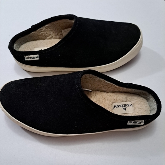 Staheekum Black Suede Slip on/Mule  Size 7 - Picture 1 of 10